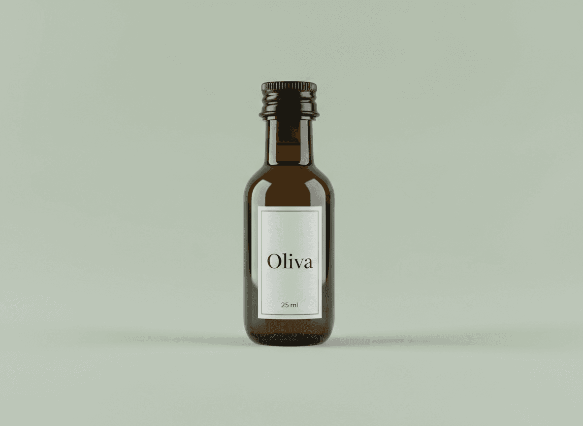Botella miniatura 25ml réplica exacta para aceite de oliva